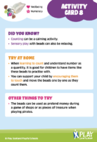 Play Well Activity Card 8