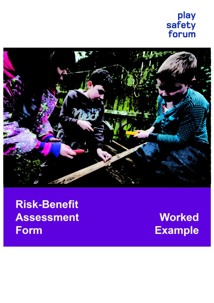 Risk Benefit Assessment Form Worked Example