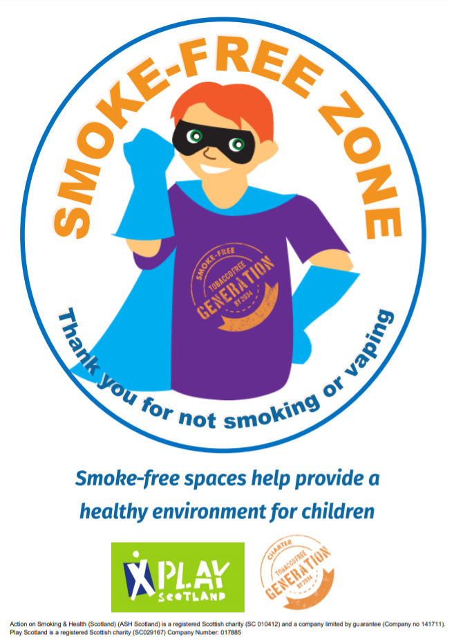 Smoke-free zone – hero boy